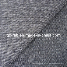 Хорошее качество Хлопок / Poly / Linen / Spandex Denim Fabric (QF13-0732)